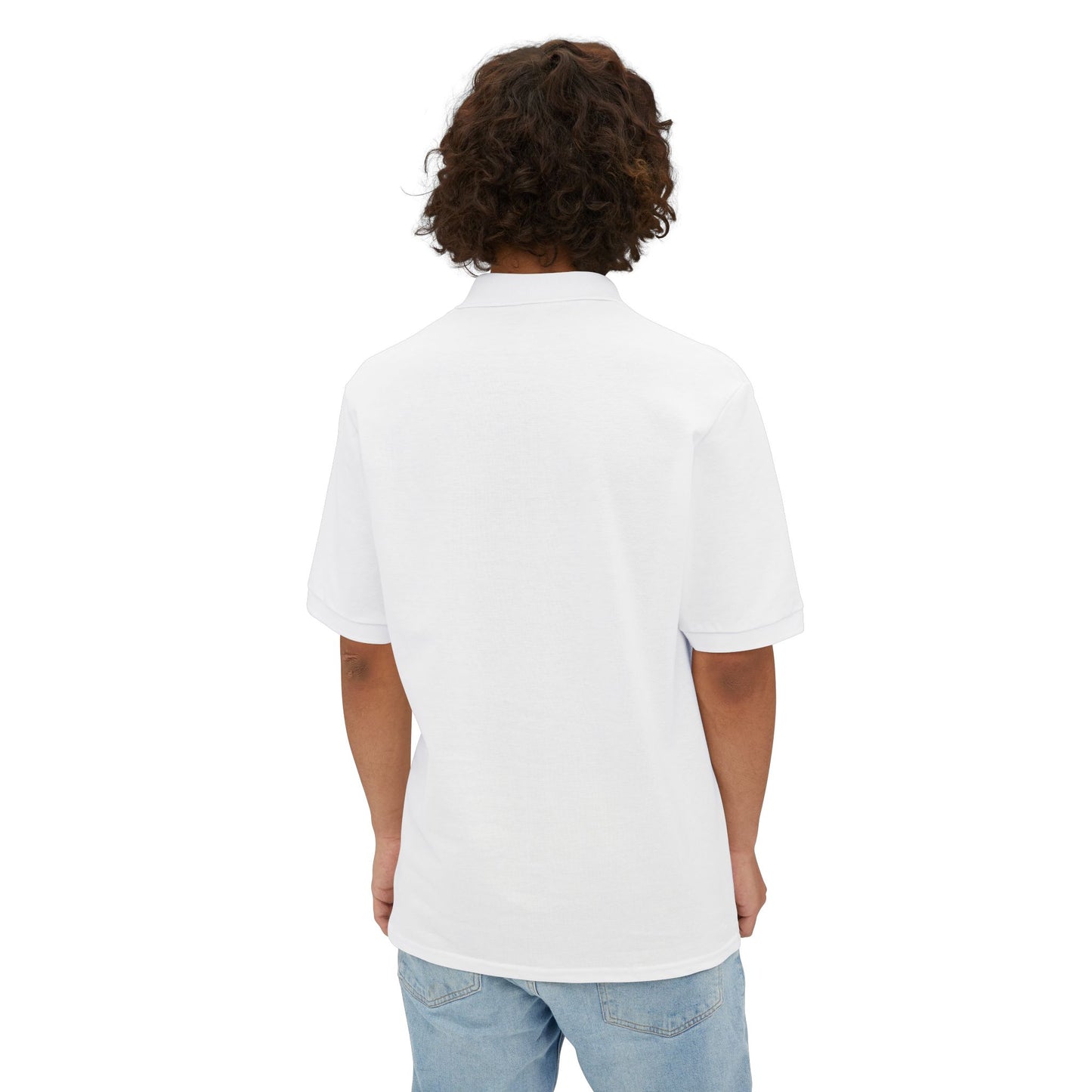 Classic White Piqué Polo for Men - Timeless Style & Comfort