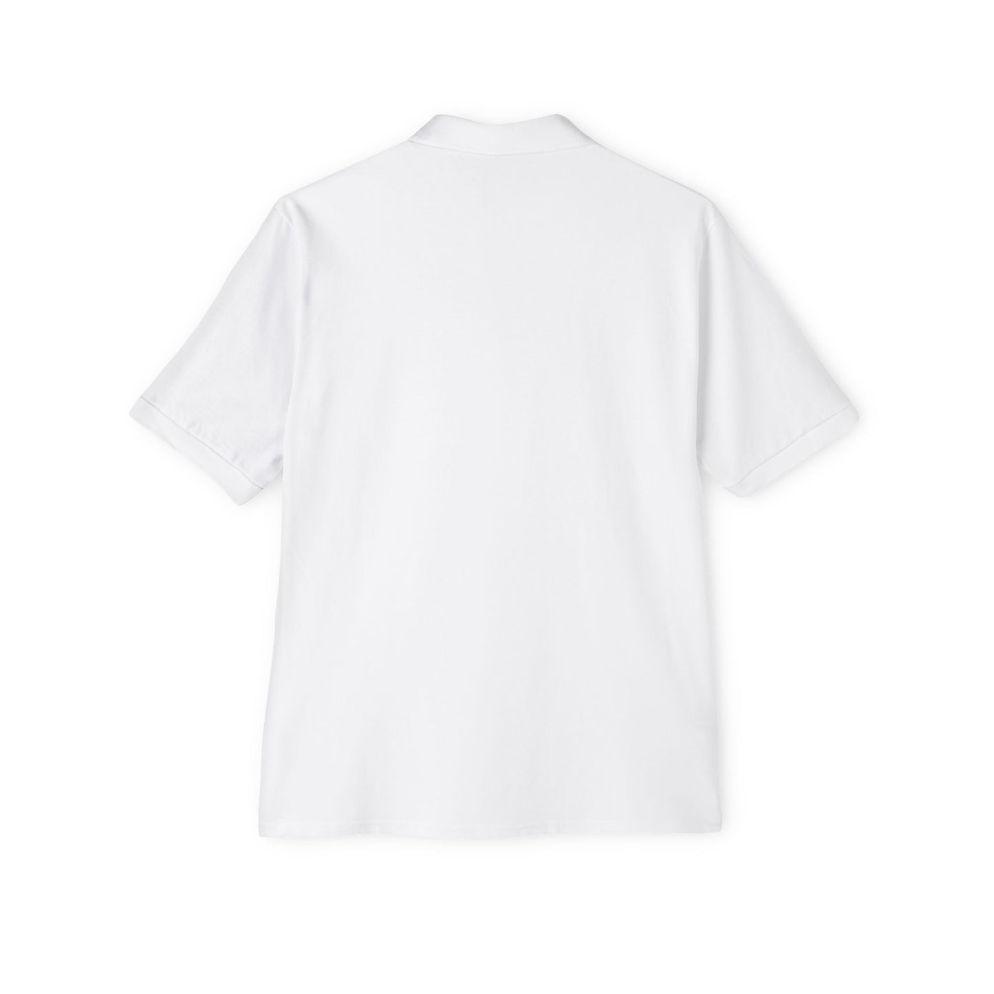 Classic White Piqué Polo for Men - Timeless Style & Comfort